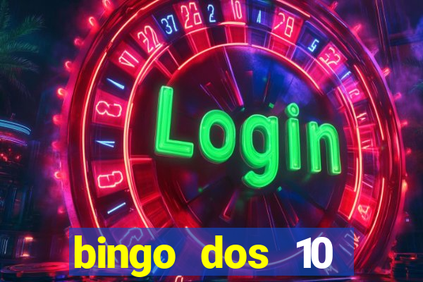 bingo dos 10 mandamentos da lei de deus